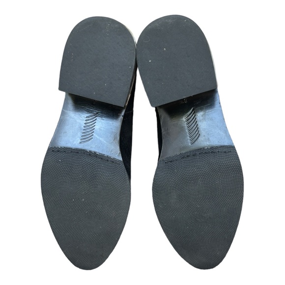 Paige Women’s 8 Jessie Black Suede Ankle Boots, Paige Leather Booties - Picture 10 of 11